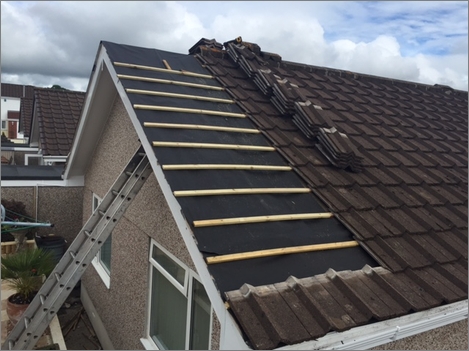 repairing a roof
